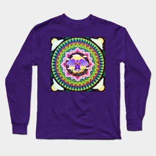 Magical Owl Mandala Long Sleeve T-Shirt